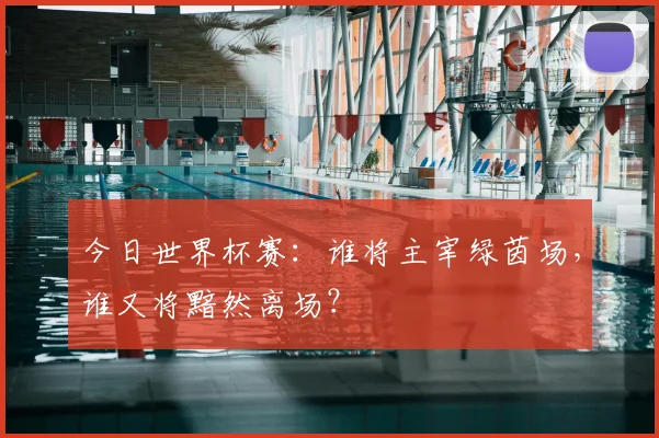 今日世界杯赛：谁将主宰绿茵场，谁又将黯然离场？